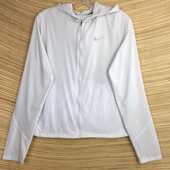 Nike-shield Impossibly Light ZIP-UP Hooded Running Pockable Jacket Size L - Picture 4 of 12